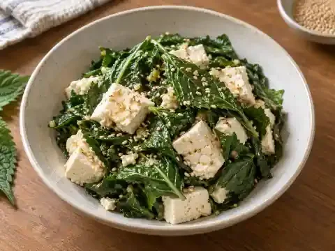 깻잎 두부무침
