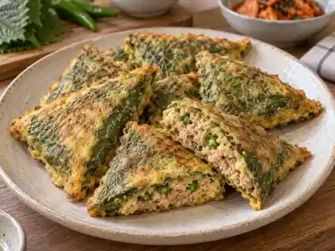 깻잎 삼각전