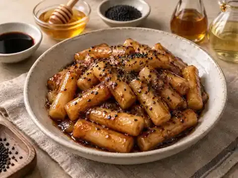 꿀 간장떡볶이