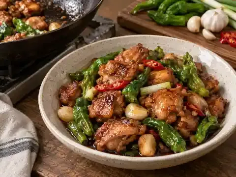 꽈리고추 닭볶음