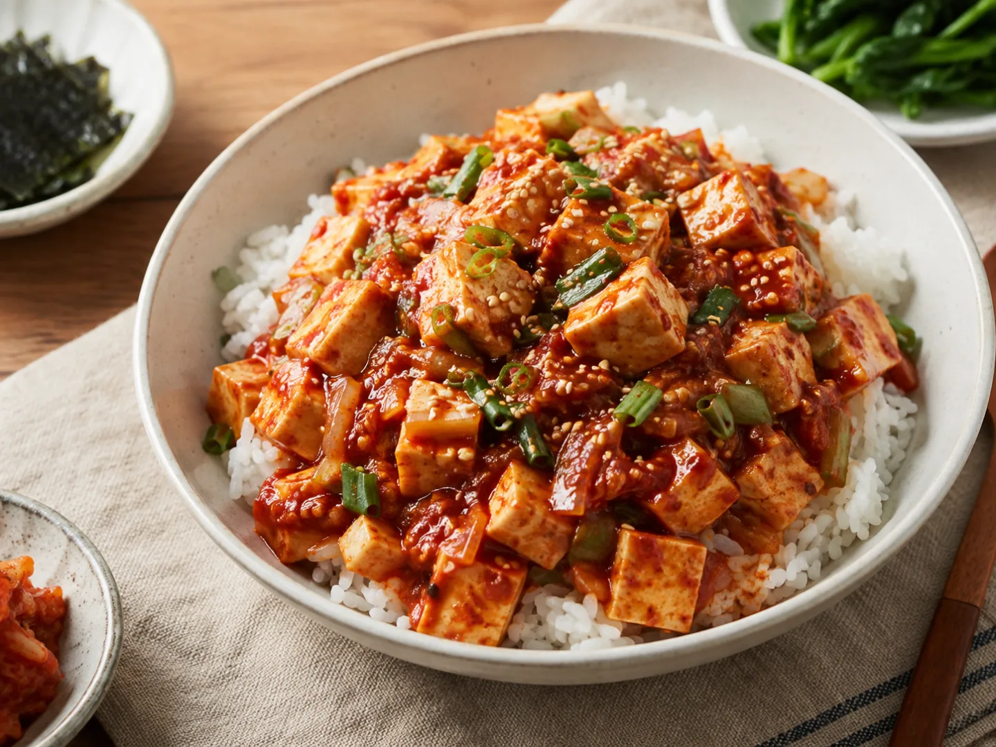 매콤 두부덮밥