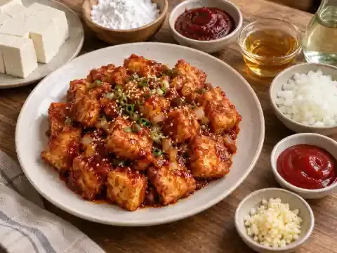 매콤 두부강정