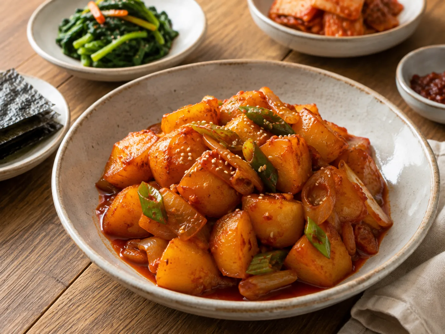 매콤 감자조림