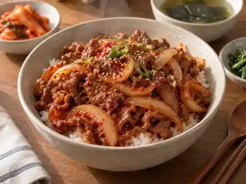 매콤 소고기덮밥