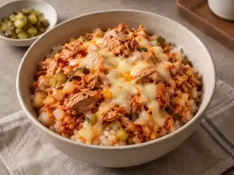 매운 참치밥