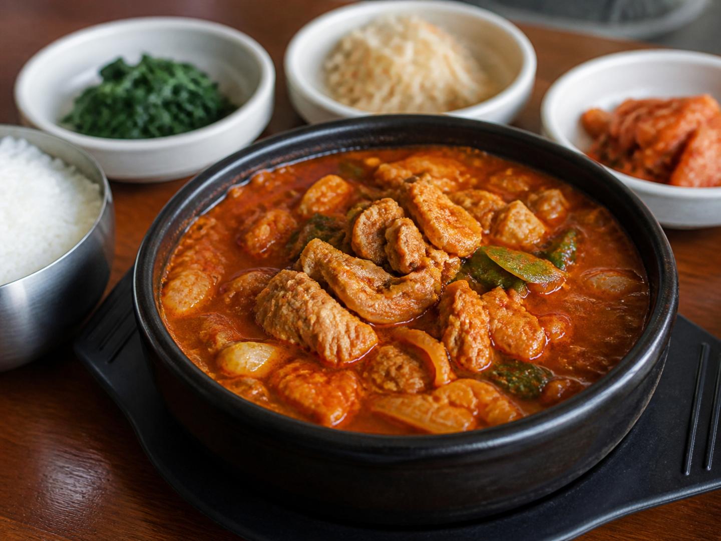 매운 돼지찌개