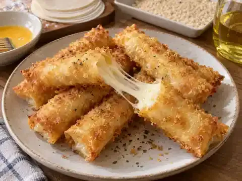 만두피 치즈스틱