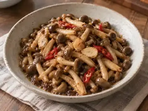 만가닥버섯 조림