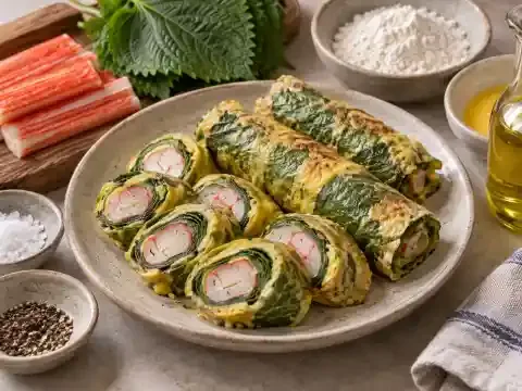 맛살 깻잎말이