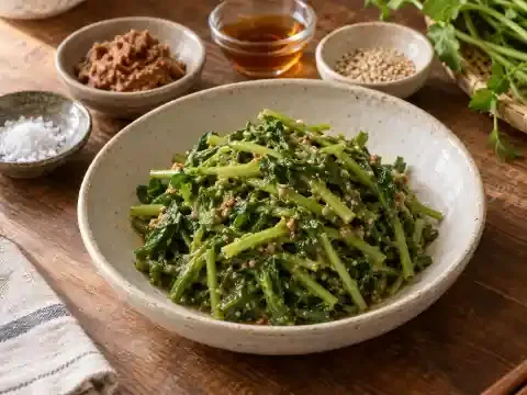 미나리 된장무침