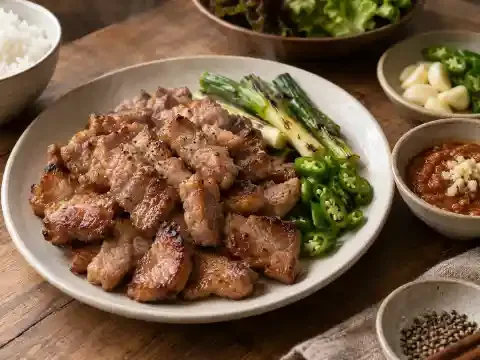 목살 된장구이