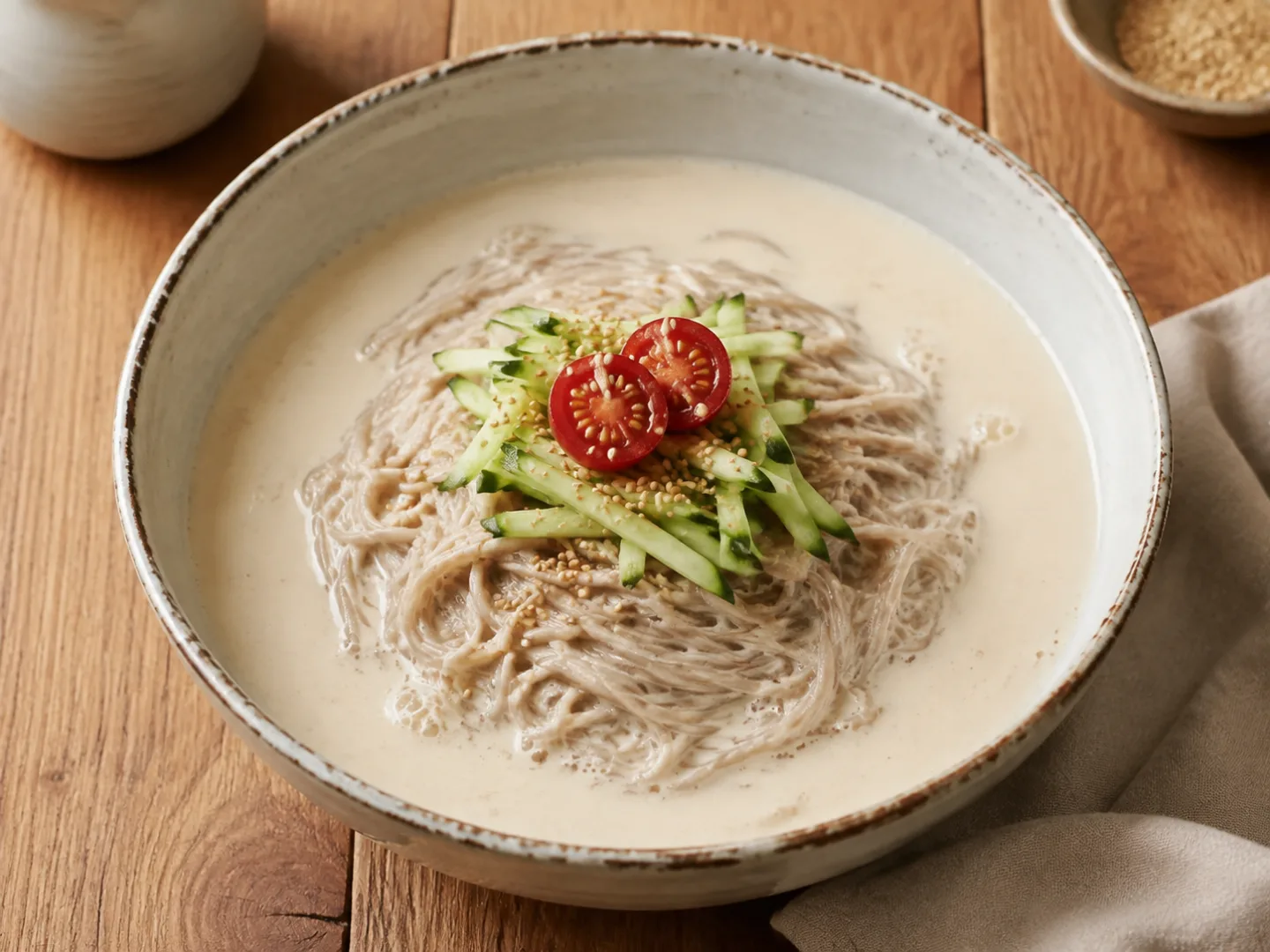 모밀 콩국수
