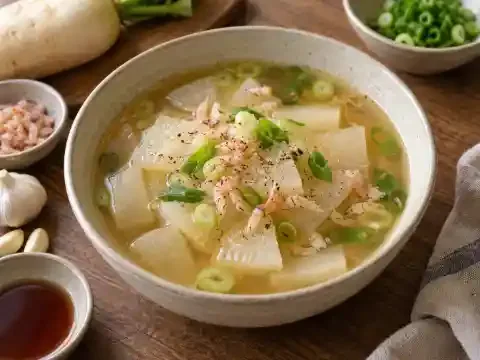 무 새우젓국