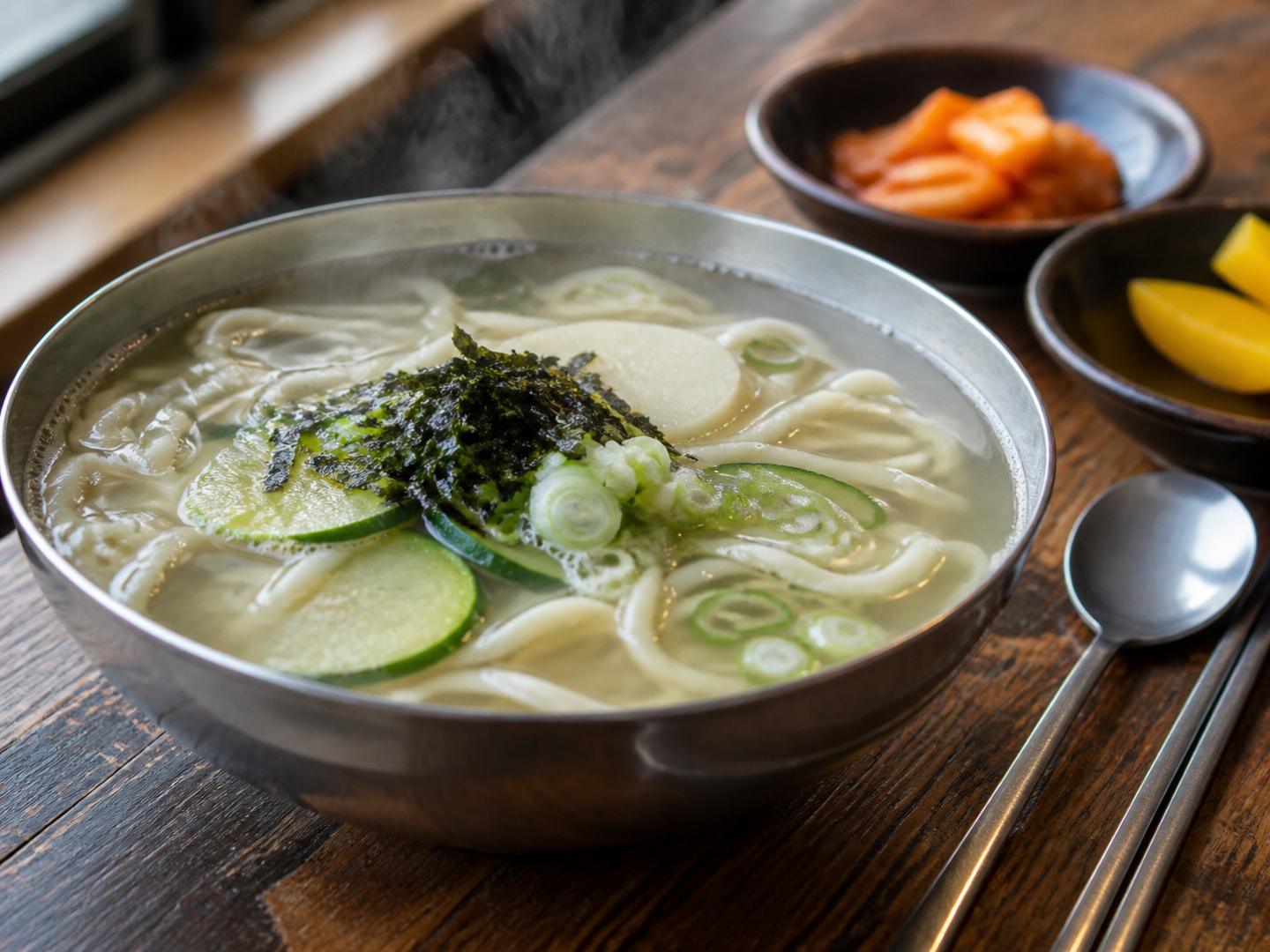 시장 멸치칼국수