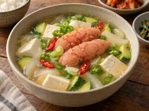 명란두부찌개