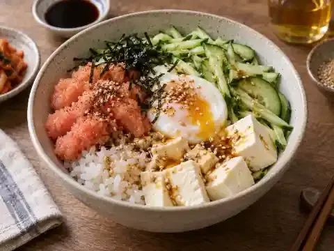 명란 오이비빔밥