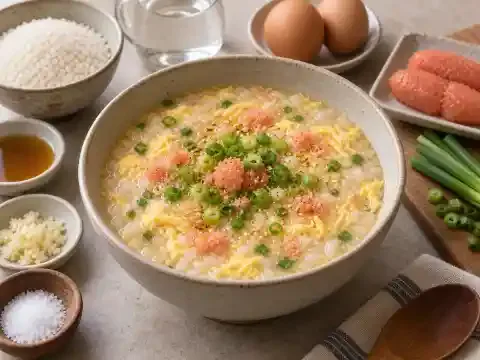 명란 달걀죽