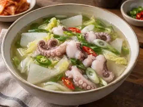 낙지 맑은탕
