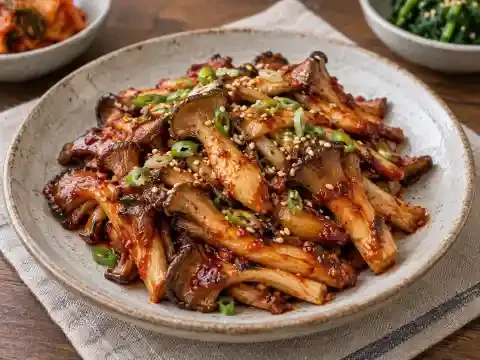 느타리버섯 양념구이