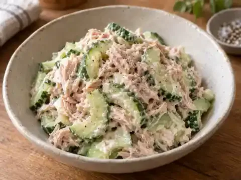 오이 참치마요무침