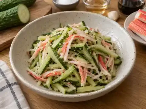 오이 크래미무침