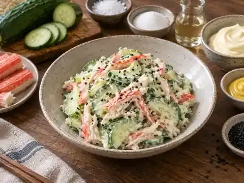 오이맛살 마요무침