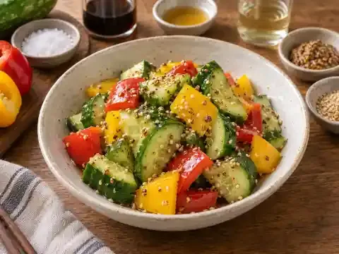 오이 파프리카무침