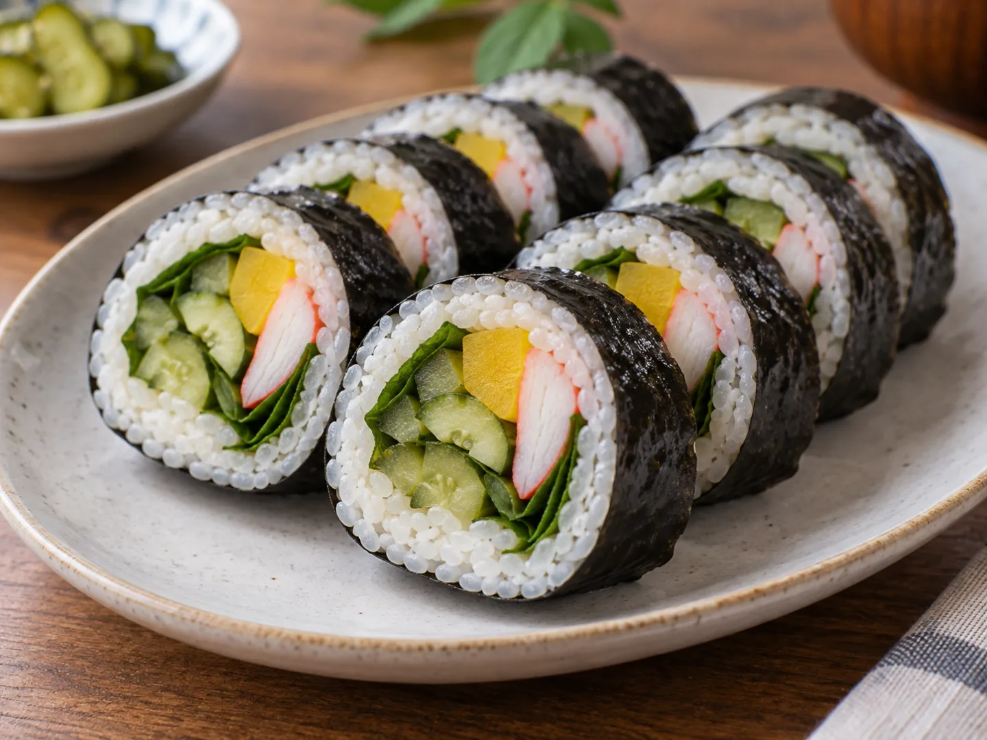 오이지 김밥
