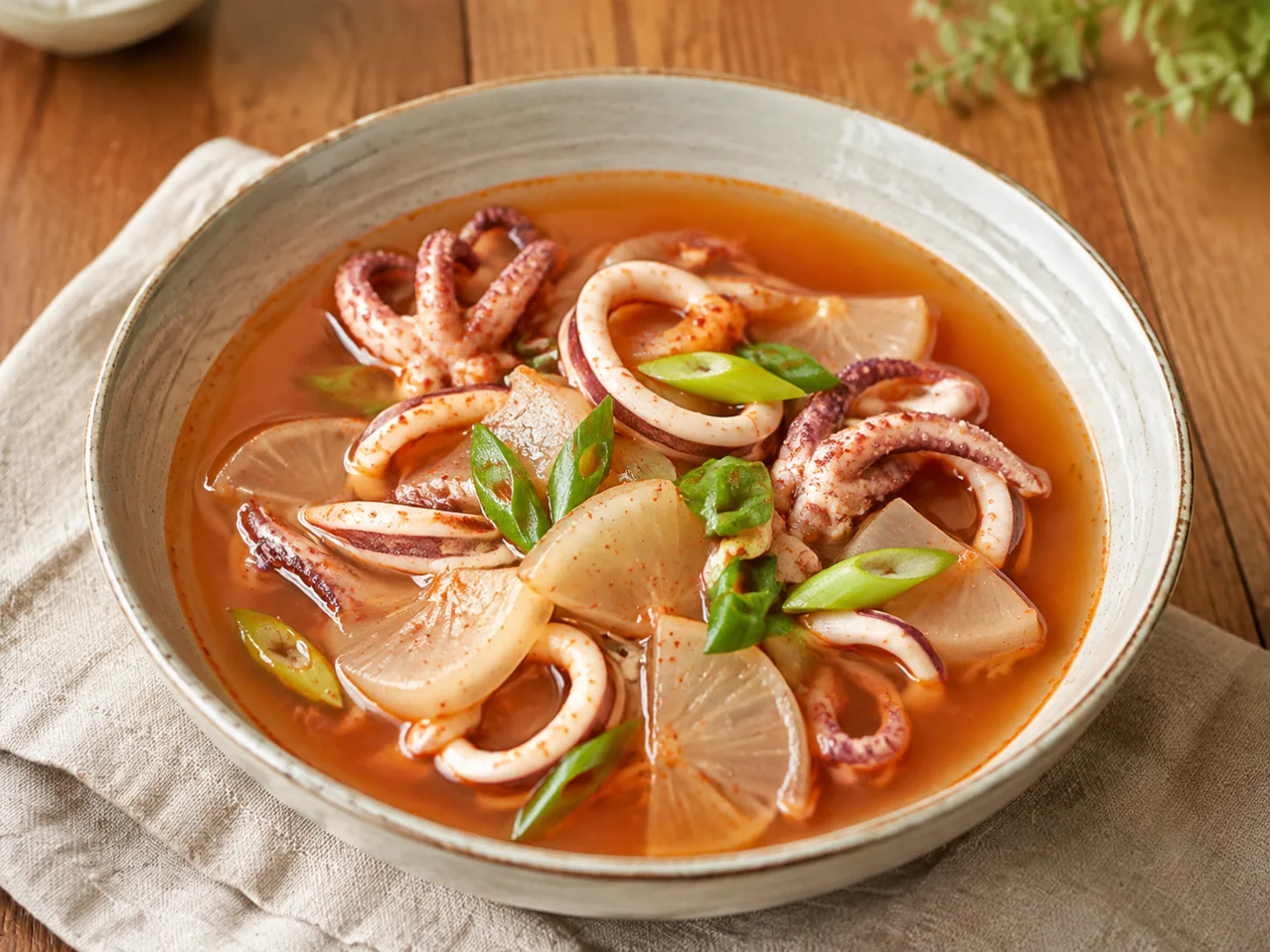 칼칼한 오징어무국