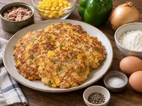 옥수수 참치전