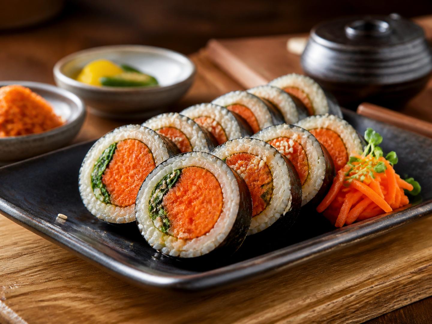 오선모 스타일 당근김밥