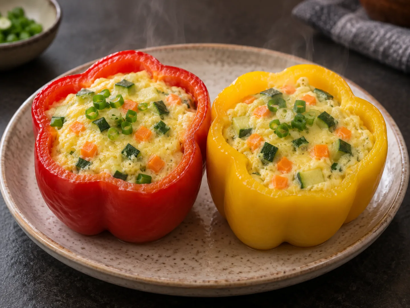 파프리카 계란찜