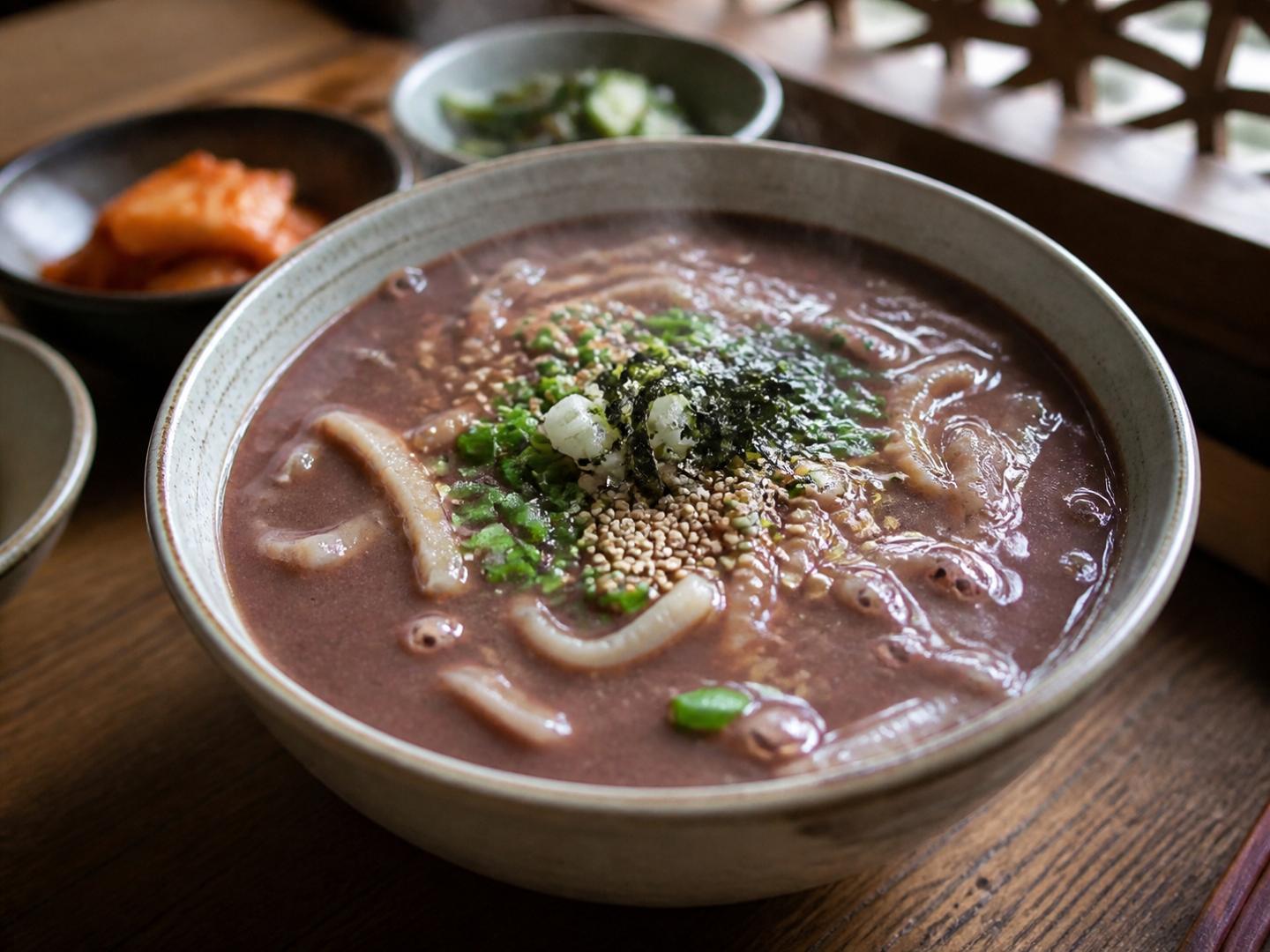 팥칼국수