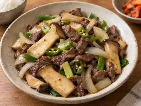 새송이 소고기볶음