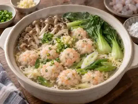 새우완자전골