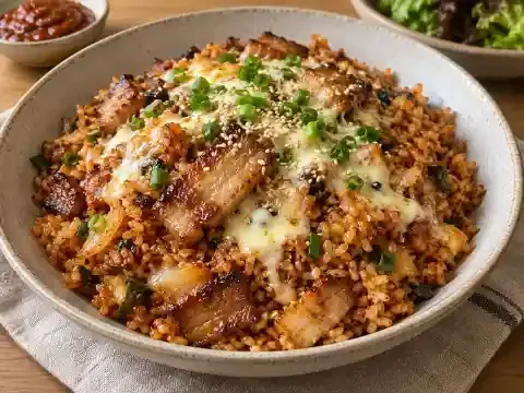 삼겹살 쌈장볶음밥