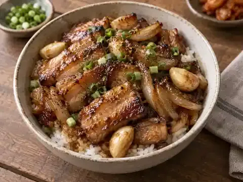 삼겹살 차슈덮밥