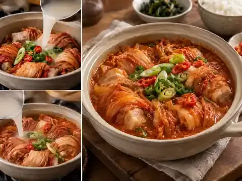 삼겹살 김치말이찜