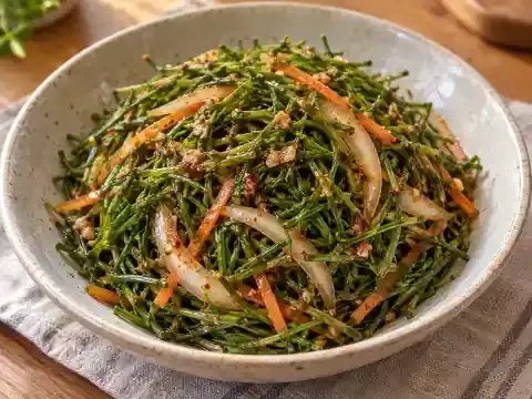 세발나물 겉절이