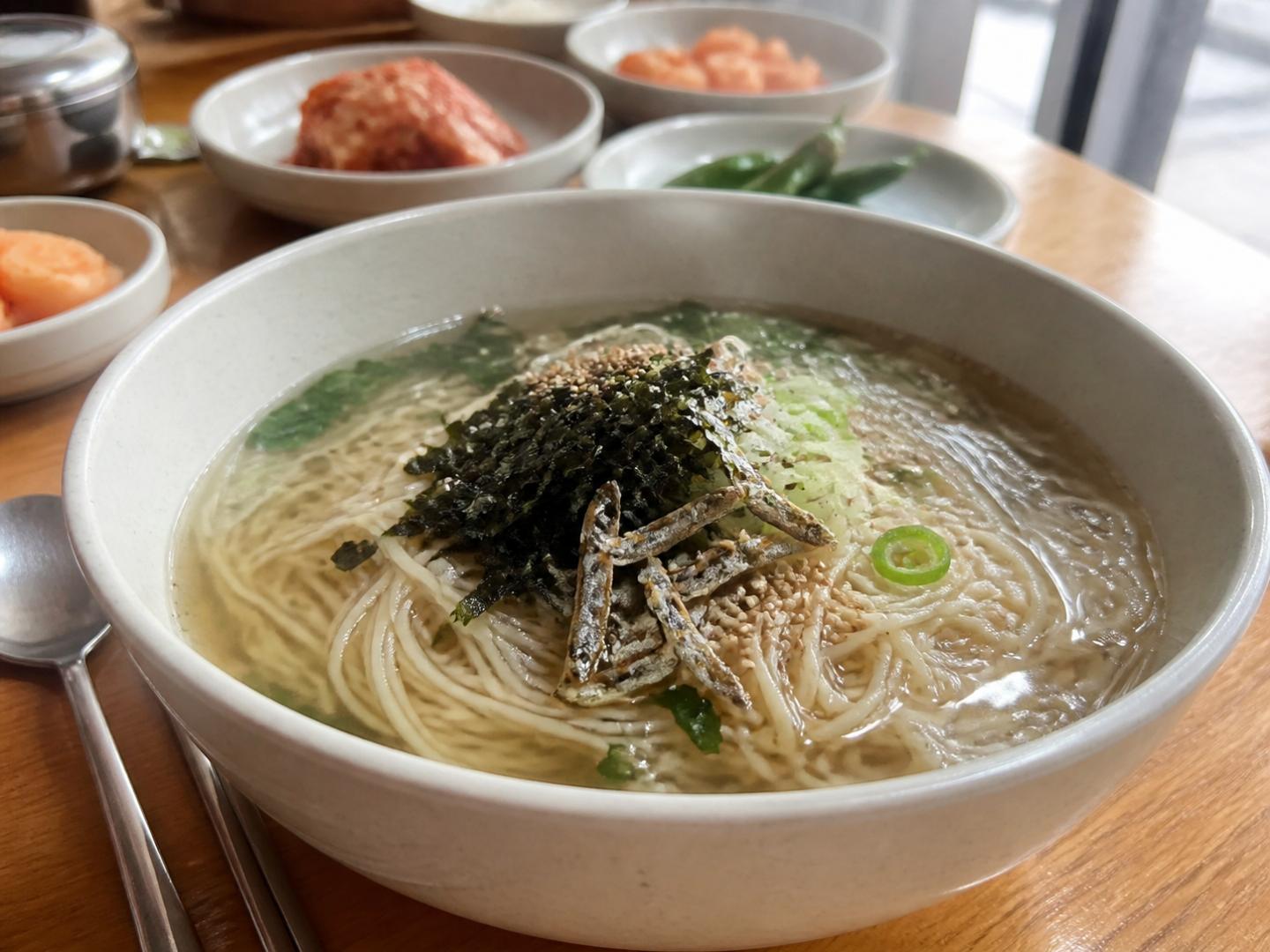 시장 멸치국수