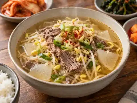 소고기 콩나물무국