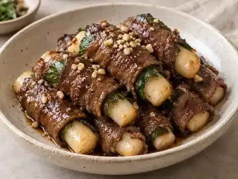 소고기말이 떡볶이