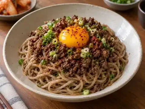 소고기 메밀비빔면