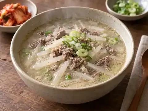 소고기 무채 들깨탕