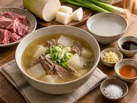 쌀뜨물 소고기무국