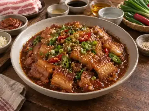 쌈장 삼겹조림