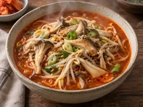 숙주 버섯찌개