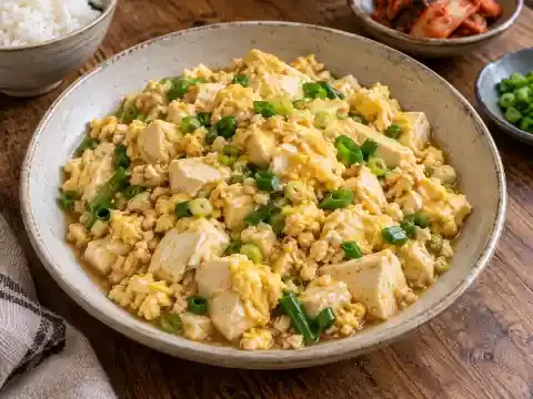 순두부 계란볶음