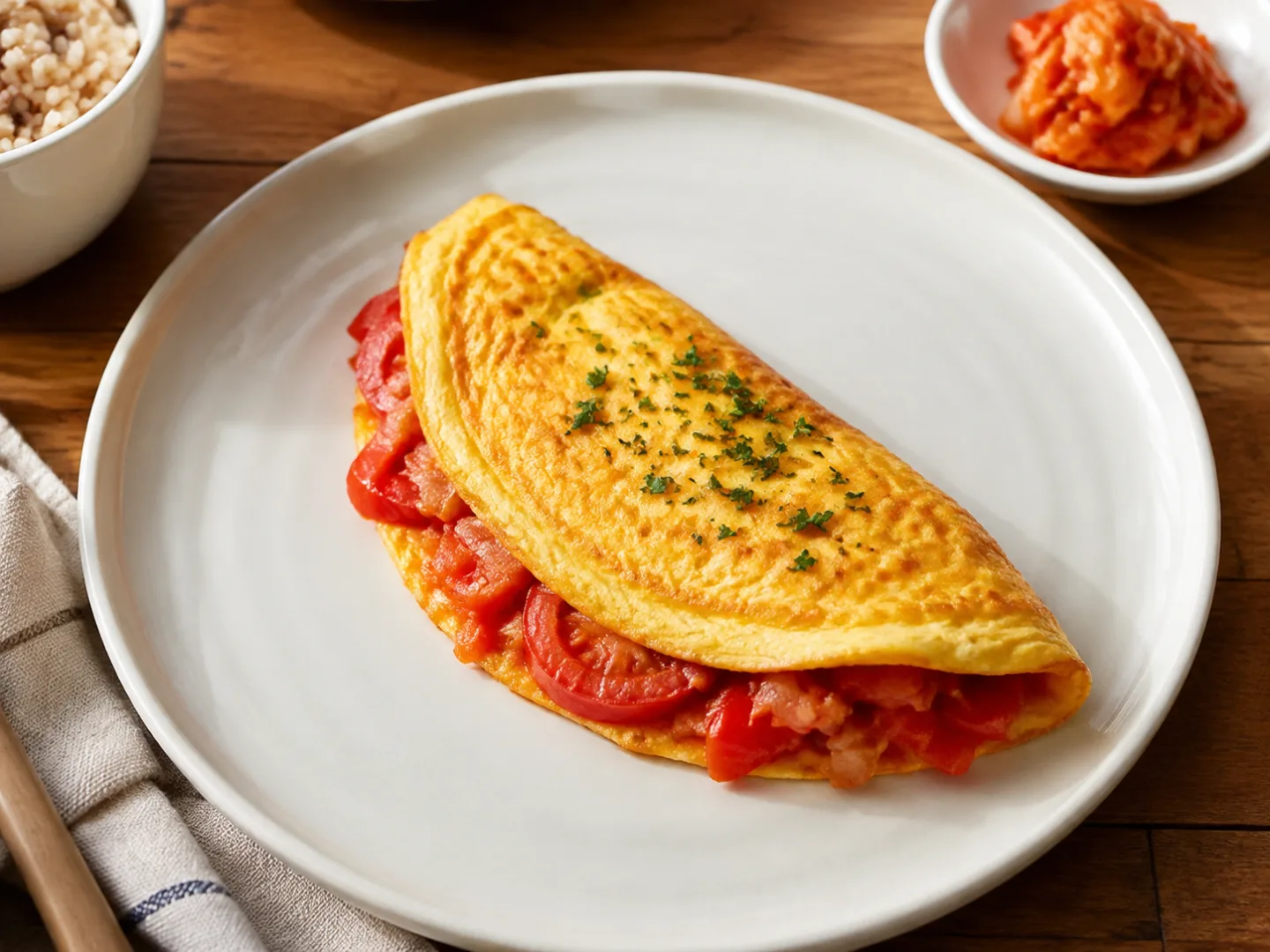 토마토 반달오믈렛
