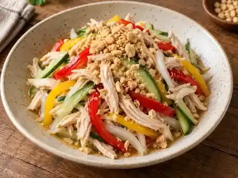 땅콩 닭냉채